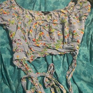 Floral Print Women's crop Top